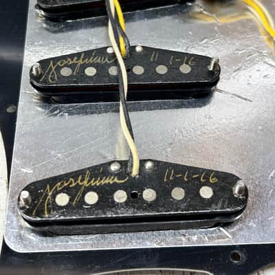 2016 Fender Custom Shop Josefina Campos Handwound Strat Pickups - Loaded Pickguard - Black image 4