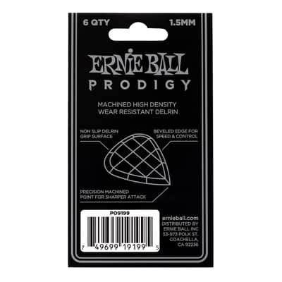 Ernie Ball Prodigy Standard 1,5mm Black (6 Pack) image 3