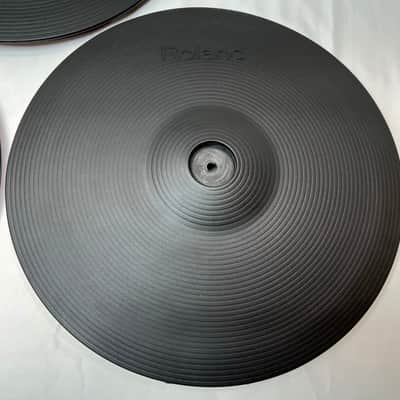 Roland CY-14C + Roland CY-15R Crash Ride V-Cymbal V Drum Trigger Roland THREE PACK image 5