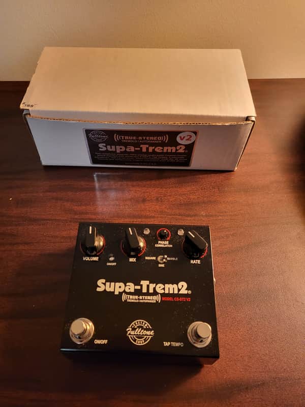 Fulltone Custom Shop Supa-Trem 2 V2 2019 - Present - Black image 1