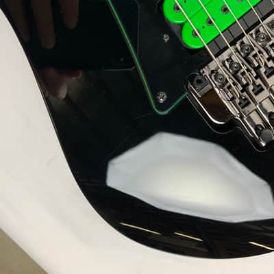 Ibanez Premium UV70P Black Green BK Steve Vai 7-String Electric Guitar + Case JEM/UV - New - But demoed image 20