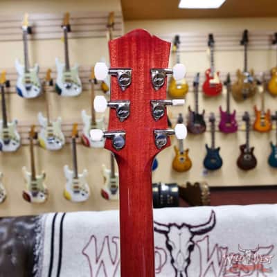 Collings SoCo Deluxe Premium Flame Maple Top Rosewood Fingerboard Lollar Low Wind Imperial Humbuckers Faded Cherry 7.15 LBS image 10