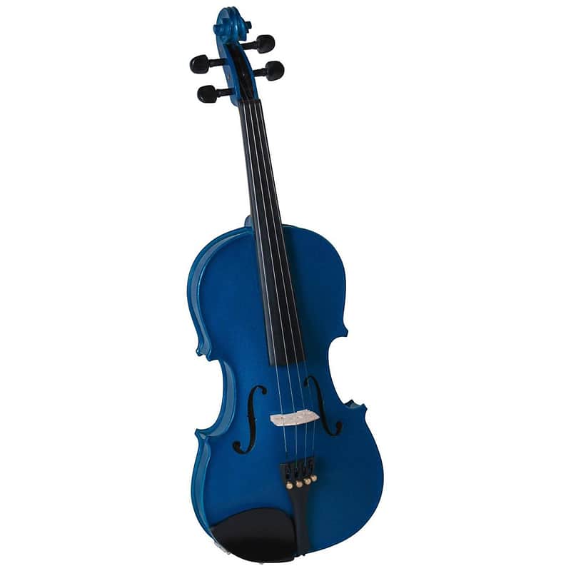 Bellafina BVI15044OFBL Rainbow Series 4/4 Full-Size Violin Outfit image 1