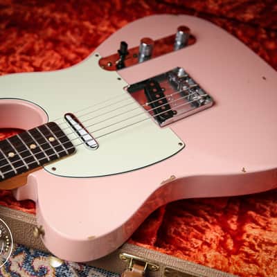 2021 Fender Custom Shop 59' Telecaster Relic Shell Pink image 12