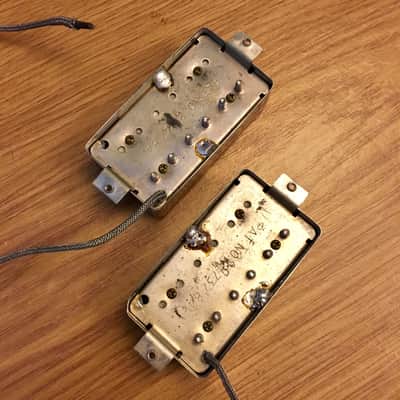PAIR -Gibson Tim shaw PAF Humbucker pickups 1983 | Reverb Canada
