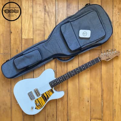 OPT Guitars - Cyfres 1 - T Style - Natural White / Orange Tiger CUSTOM ORDER ONLY image 18