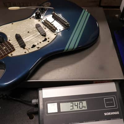 Fender 1973 Competition Mustang Blue OHSC image 7