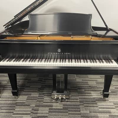 Steinway Model O 5'10" Grand Piano 1921 (Restored) - Satin Ebony image 8