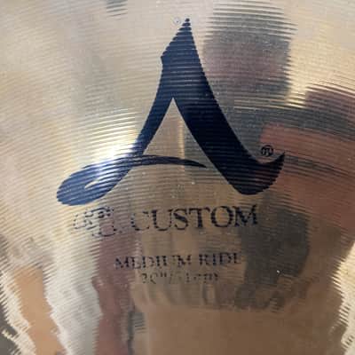 Used Zildjian 20" A Custom Medium Ride Cymbal image 2