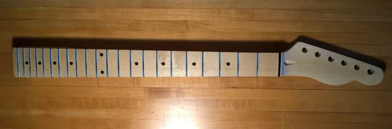 Telecaster Neck -- Unknown Brand; Maple Fretboard; New Condition (Never Installed); w/ Nut image 1