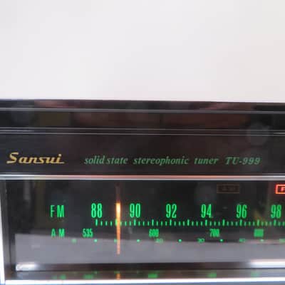 Sansui TU999 Stereo tuner early 1970's - black image 2