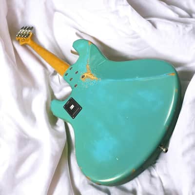 Sandberg Cal. TM-4, Hardcore-Aged Roquefort Blue / Birdseye Maple *On Order, ETA Dec. 2026 image 15