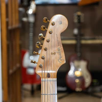 Fender - 50th Ann. LTD Edition Stratocaster (Maple - Aztec Gold)  w/ Tweed Fender Bag - MIM - 2020 -USED Electric Guitar image 10