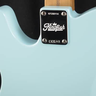 Mint Fender Kingfish Delta Day Telecaster Deluxe Daphne Blue Rosewood Fingerboard image 8