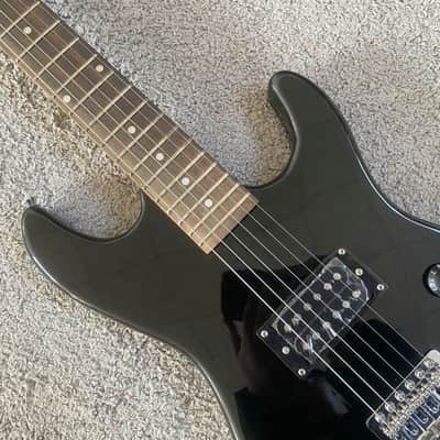 Black Single Humbucker Electric Guitar, Solid Basswood Body, Maple Neck, Rosewood Fingerboard image 6