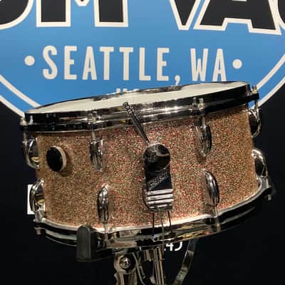Gretsch 1950s Peacock Sparkle 14"x6.5" Snare Drum. Stunning!! image 8