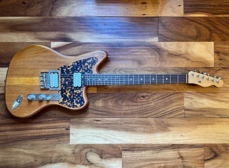 Custom Built Jazzcaster / Telemaster Offset - Natural - Warmoth / Musikraft / Lindy Fralin Pure PAF image 1