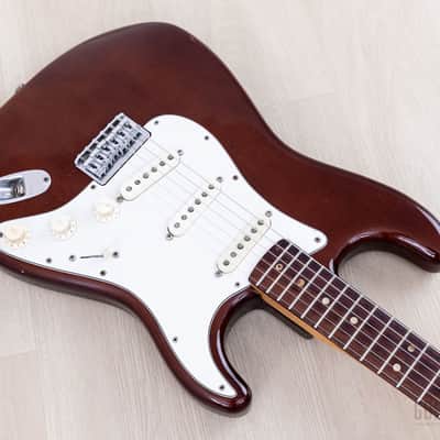 1973 Fender Stratocaster Hardtail Vintage Guitar Mocha w/ Case image 8