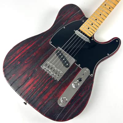 2015  USA Fender Limited Edition Sandblasted Telecaster Crimson Red w/ Fender Hard Travel Deluxe Case image 1