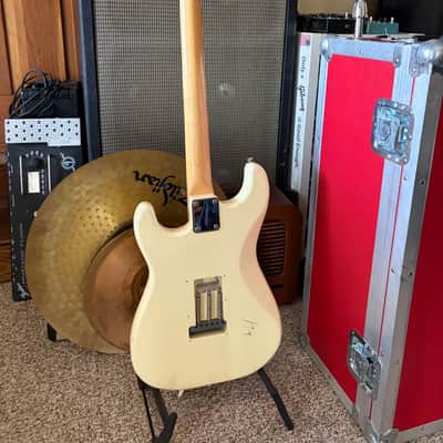 1987 Squier Stratocaster - Aged White image 6