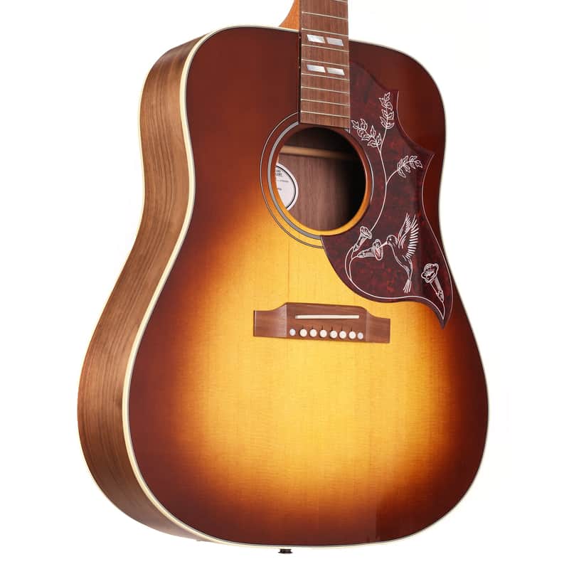 Gibson Hummingbird Studio Walnut Acoustic-Electric Walnut Burst Top Crack As-Is image 1