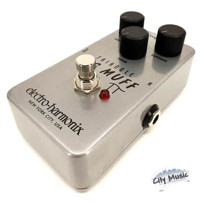 Used Electro-Harmonix EHX Triangle Big Muff Pi Fuzz Distortion Sustainer Guitar Effects Pedal ♪ image 3