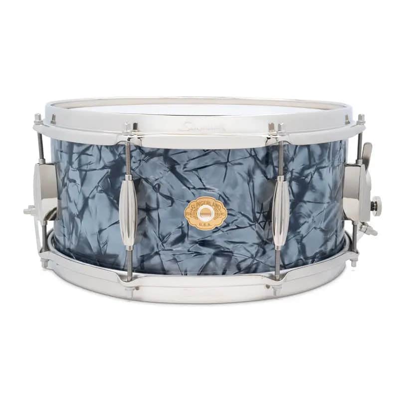 Slingerland Radio King Artist Snare Drum 14x6.5 Black Diamond Pearl image 1
