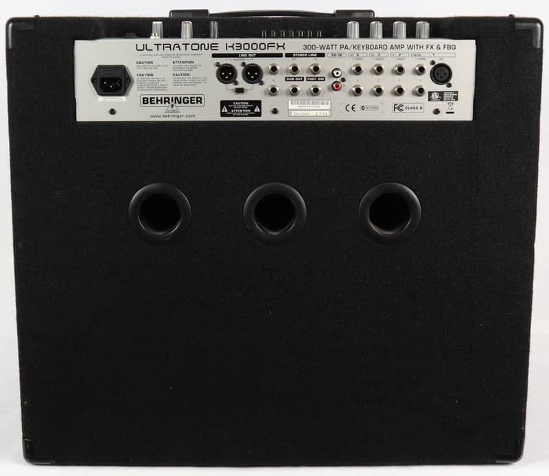 Behringer Ultratone K3000FX 300w 4-Channel PA System Keyboard 
