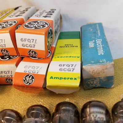 Sylvania etc. ONE (1) 6FQ7 tNOS AT1000 TESTED Balanced! PI Vacuum Tube USA 6CG7 no divider dual triode 1963-1978 image 5