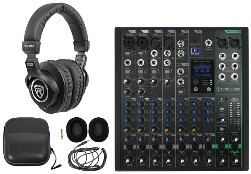 Mackie ProFX10GO 10-Channel Battery Analog Mixer w/FX/USB/Bluetooth+Headphones image 1