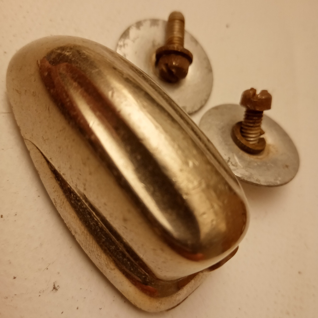 Slingerland 1+ Nickel Floor/Tom/Snare Drum Lugs Vintage 50s Small Sound King USA — main photograph
