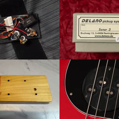 Tokai B-124 Talbo Bass Metallic Red 4.380kg image 21
