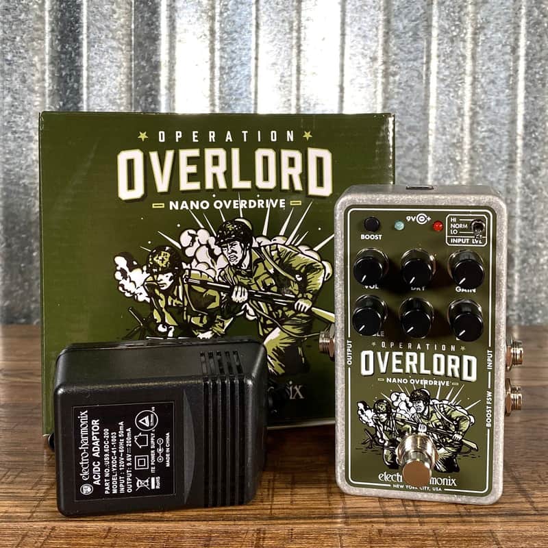 Electro-Harmonix EHX Nano Operation Overlord Overdrive Guitar Effect Pedal image 1