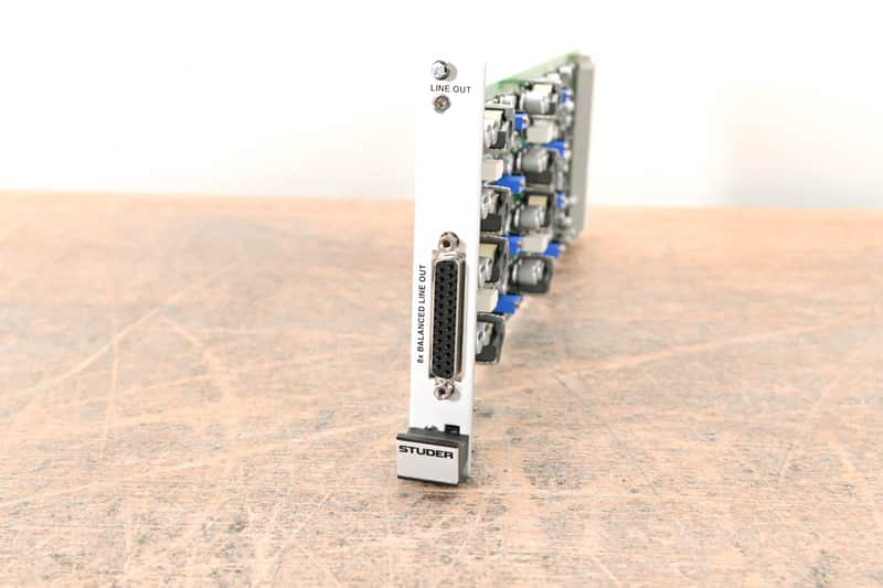 Studer 8-Channel Analog Line Out Card for D21m & D23m Modular I/O System CG01HA0 image 1