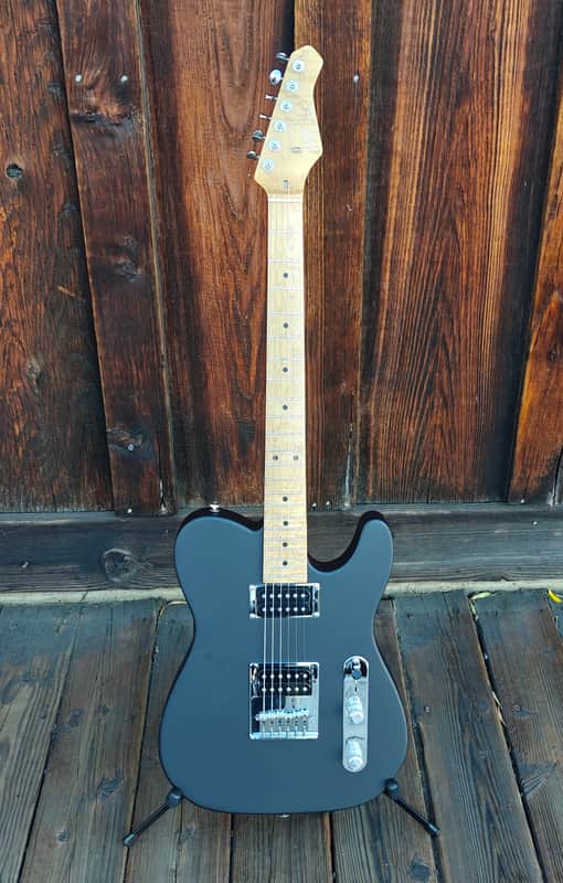WR Custom Telecaster – Matte Black – Boutique Build – Birdseye Maple Neck – Excellent Condition image 1