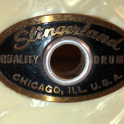 RARE 13” Slingerland Piccolo - White marine pearl image 2