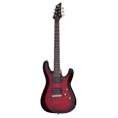 Schecter C-6 Plus - See-Thru Cherry Burst (447) image 2