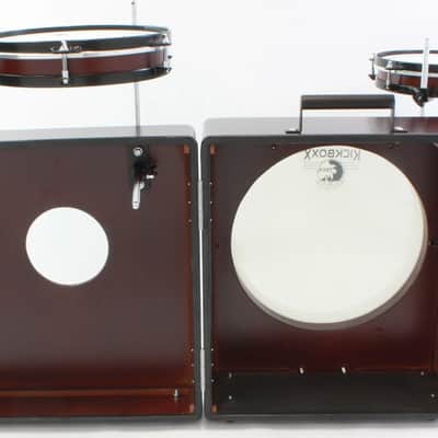 Toca Percussion Kickboxx Suitcase Drum Set with Kickboxx, 10" Snare, 10" Tom, and 3 Acce... image 15