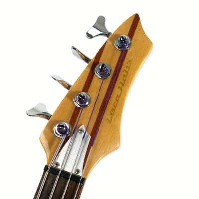 Lace Helix Neck-Thru Bass, Natural w/Case image 5