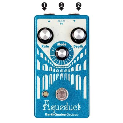 EarthQuaker Aqueduct Vibrato Effect Pedal, Eight Modulation Modes, True Bypass image 8