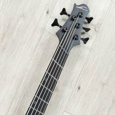 Mint Legator HB5F Multi-Scale 5-String Bass, Satin Black Burl image 9