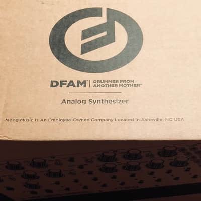 Moog DFAM Drummer From Another Mother Semi-Modular Analog Percussion Synthesizer 2018 - Present - Black/Wood image 2