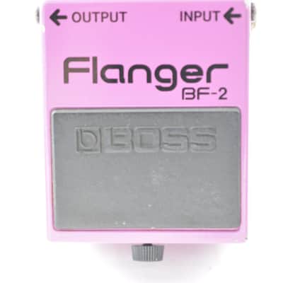 BOSS BF-2 Flanger Black Label Chorus Mod w/Push-Button Switch MIJ July 1983 image 4