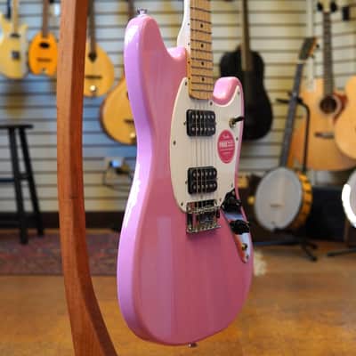 Squier Sonic Mustang HH Electric Guitar Flash Pink image 2