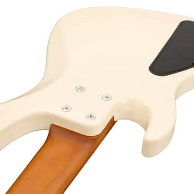 Sadowsky MetroExpress 24-Fret Modern Bass, Morado Fingerboard, 5-String - Solid Olympic White High Polish image 6