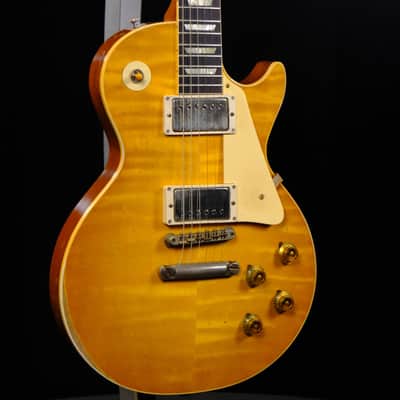 Mint Gibson Custom 1959 Les Paul Standard Reissue Electric Guitar - Murphy Lab Ultra Heavy Aged Lemon Burst image 7