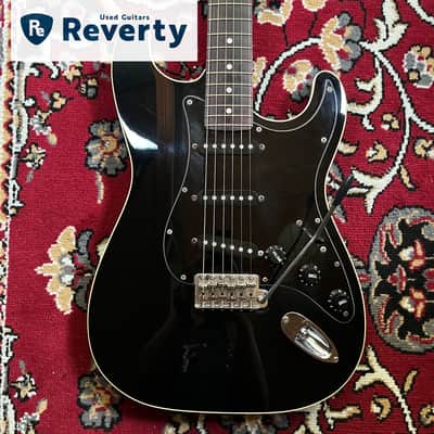 Fender Japan Aerodyne Stratocaster AST Black MIJ 2007-2010 Matching Head image 2