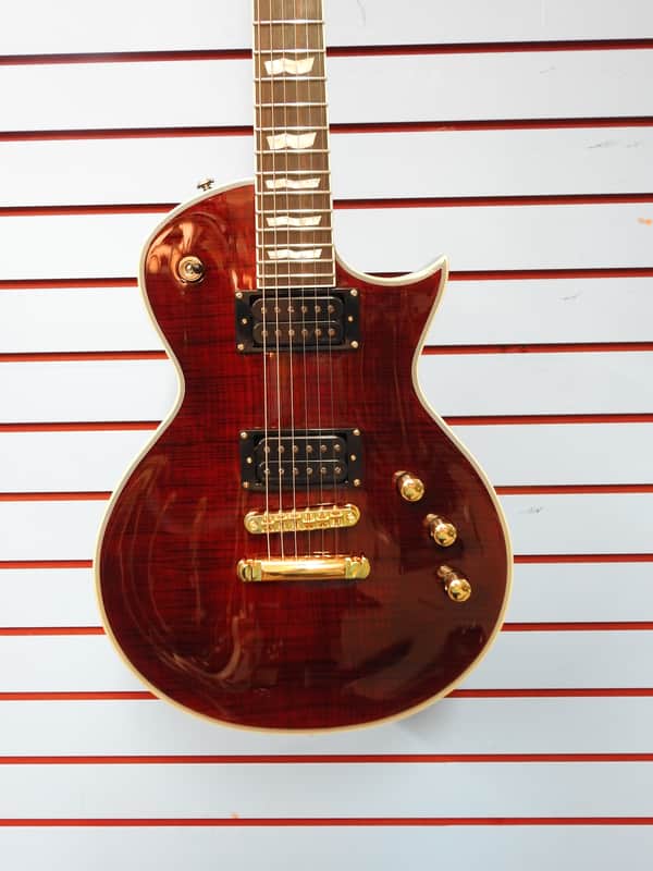 ESP LTD EC-1000T Deluxe - See Thru Black Cherry image 1