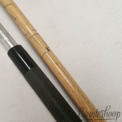 Ludwig&Ludwig Bass Drum Mallet+Extra Marching Stick Pair USA Vintage 30s Silver image 2