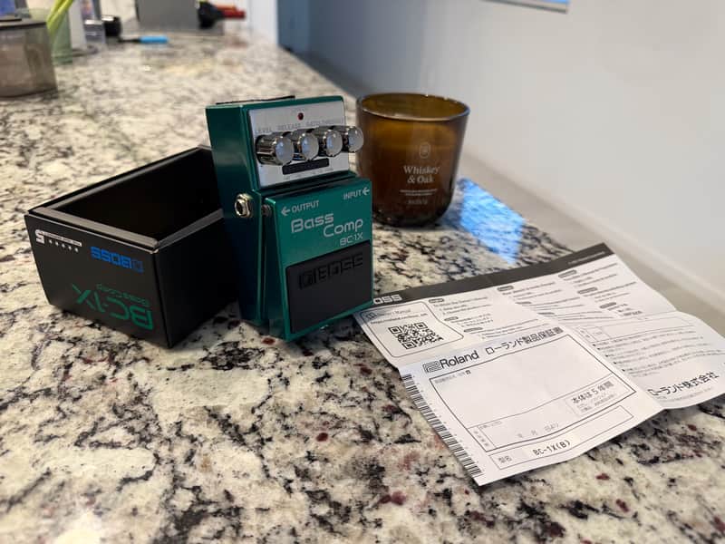 Boss BC-1X Bass Comp Bass Compressor Pedal w/ Original Box & Documentation image 1